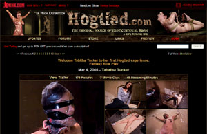Hogtied
